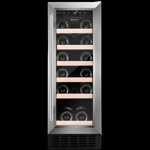 CDA 30cm Freestanding Under-counter Wine Cooler Stainless Steel | CFWC304SS