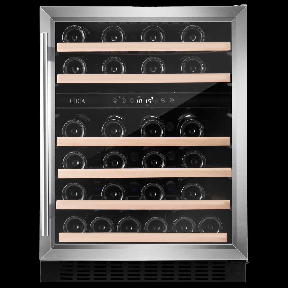 CDA 60cm Freestanding Under-counter Wine Cooler | CFWC604SS