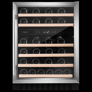 CDA 60cm Freestanding Under-counter Wine Cooler | CFWC604SS