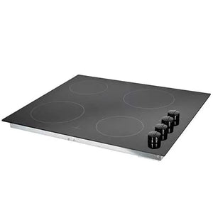 NordMende B/I 60cm 4 Zone Frameless Ceramic Hob Plastic Knobs | HCP604FL