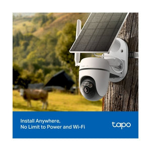 TP-Link 3MP Solar Security Camera Outdoor Wireless 4G Security Camera with SIM Slot | TAPOC615GKIT