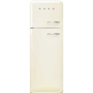 Smeg 70/30 Fridge Freezer Cream (LEFT HINGE) |  FAB30LCR5UK