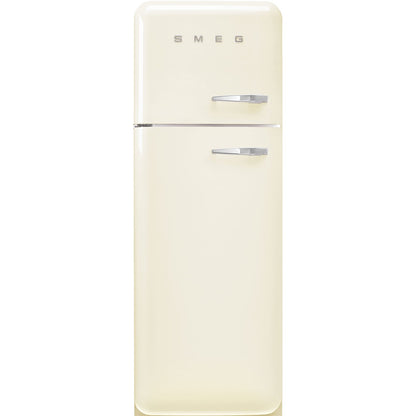 Smeg 70/30 Fridge Freezer Cream (LEFT HINGE) |  FAB30LCR5UK