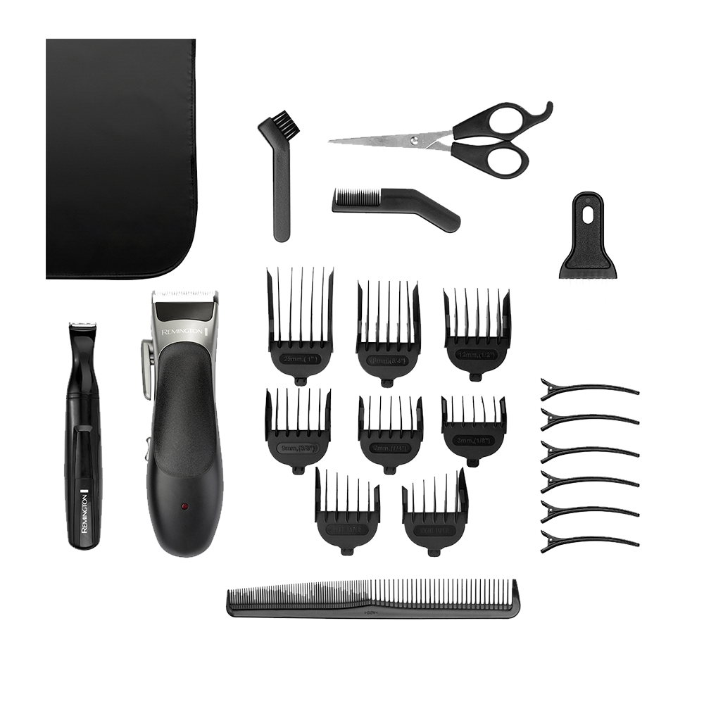 Remington Stylist Hair Clipper Black & Silver | HC367