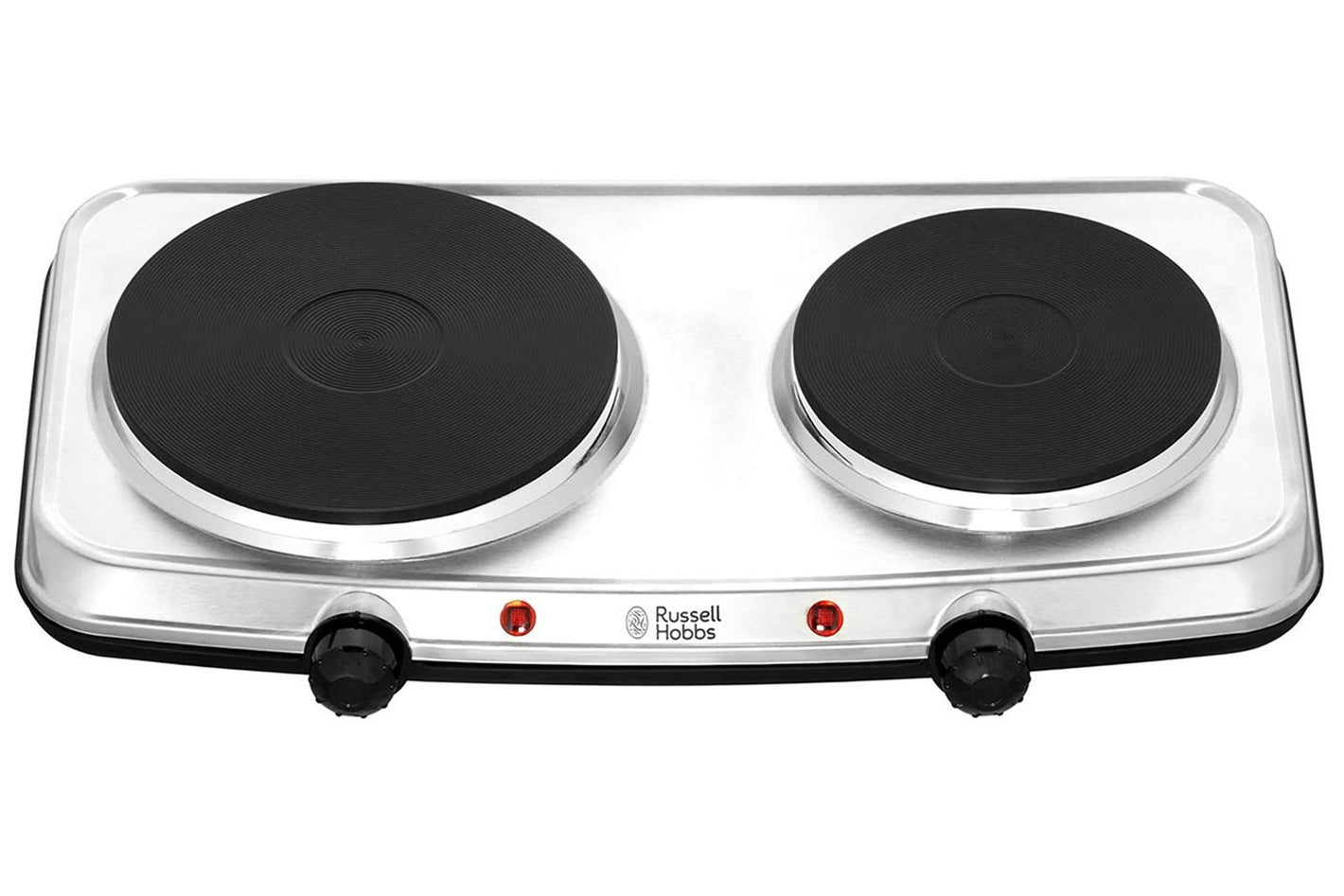 Russell Hobbs 2 Zone Electric Mini Hob – Stainless Steel | 15199