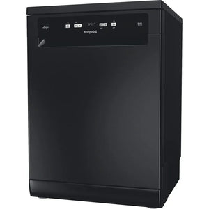Hotpoint Freestanding Full Size Dishwasher with Rapid Wash Black| HP2FFC14BN6BUK