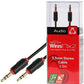 TECHLINK 3.5MM Stereo - 3.5MM Stereo 3M / 9Ft Lead Black | 710263TL