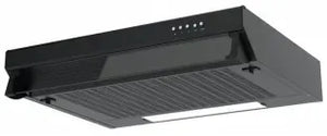 Cata 60cm Top + Back Vented Visor Cooker Hood  | UBVHRV60BK