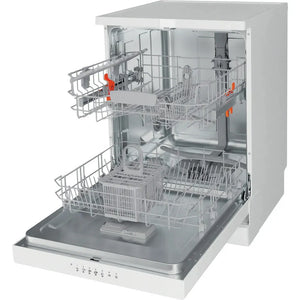 Hotpoint Freestanding Full Size Dishwasher with Rapid Wash White | HP2FFC14BN6WUK