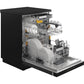 Whirlpool 15 Place Setting Freestanding Dishwasher Black | W8FHS61BSUK