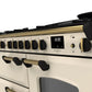 Rangemaster Classic Deluxe 110cm Dual Fuel Range Cooker (Standard) - Pale Cream with Antique Brass Trim | CLDLO110DFPPCR/AB1