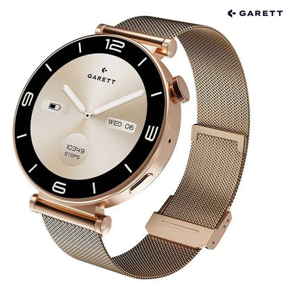 Garett Rose Gold Ladies' Smartwatch | ROSE GOLD MESH