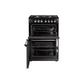 Rangemaster Classic 60cm Dual Fuel Cooker Black & Chrome | CLA60DFFBL/C