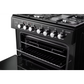 Rangemaster Classic 60cm Dual Fuel Cooker Black & Chrome | CLA60DFFBL/C