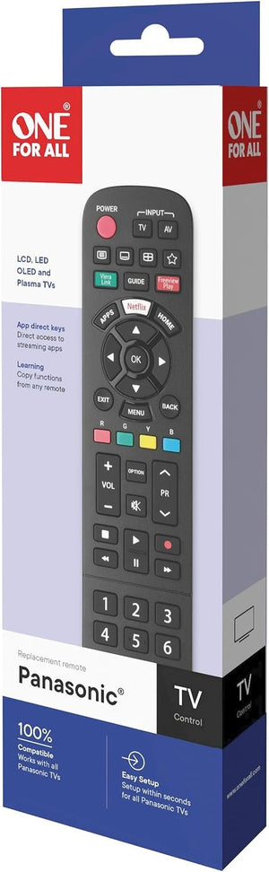 One For All Panasonic TV Replacement Remote Control | URC4914