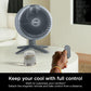 Shark FlexBreeze Tablemate Portable 11.8" Desk Fan - Winter Fog | FA150UK