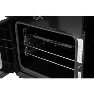Rangemaster Classic 60cm Dual Fuel Cooker Black & Chrome | CLA60DFFBL/C