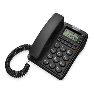 Uniden Black Big Button Corded Phone | CE6409
