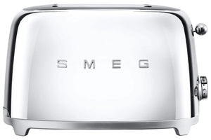 Smeg 50's Retro Style Aesthetic 2 Slice Toaster Stainless Steel  | TSF01SSUK