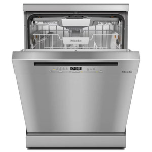 Miele Front Active Plus 60CM Freestanding Standard Dishwasher - Clean Steel | G5811SC S/S