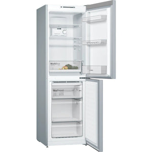 Bosch Series 2 Free-Standing Fridge-Freezer Stainless Steel Look | KGN34NLEAG