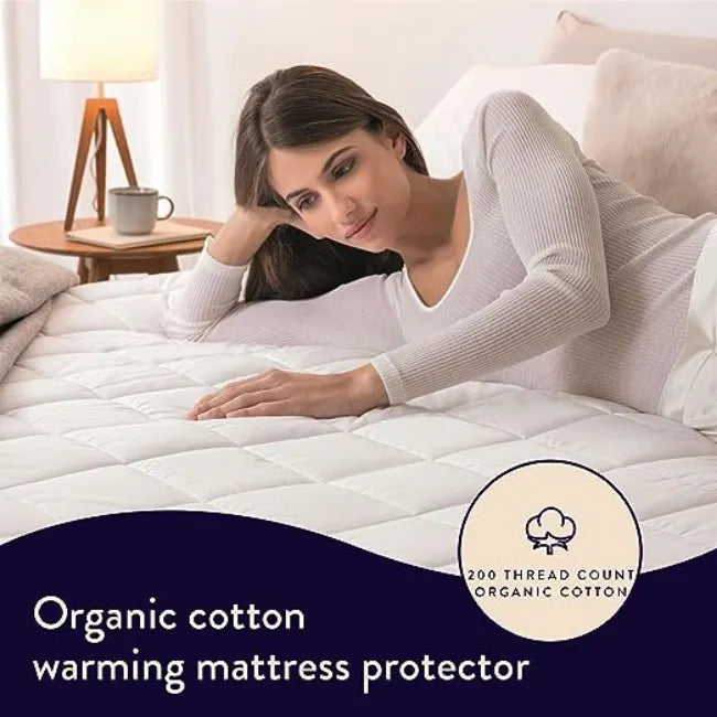 Dreamland Organic Cotton Electric Blanket - King Size with Dual Control | 16889D