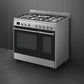 Smeg 90cm Range Cooker Dual Fuel Stainless Steel | CX92GM