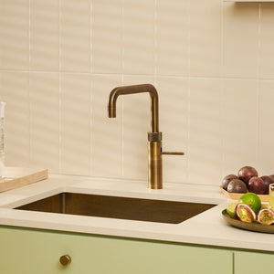 Quooker PRO3 Fusion Square Patinated Brass | 3FSPTN