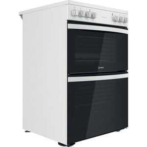 Indesit Electric freestanding double cooker 60cm | ID67V9KMW/UK