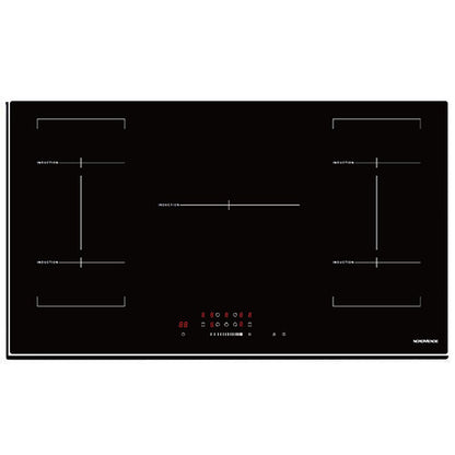 NordMende Induction Hob | 90CM | Black Glass | HCI902FL