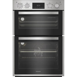 Hotpoint Built In Electric Multifunction Double Oven Stainless Steel | DIH 82D IX