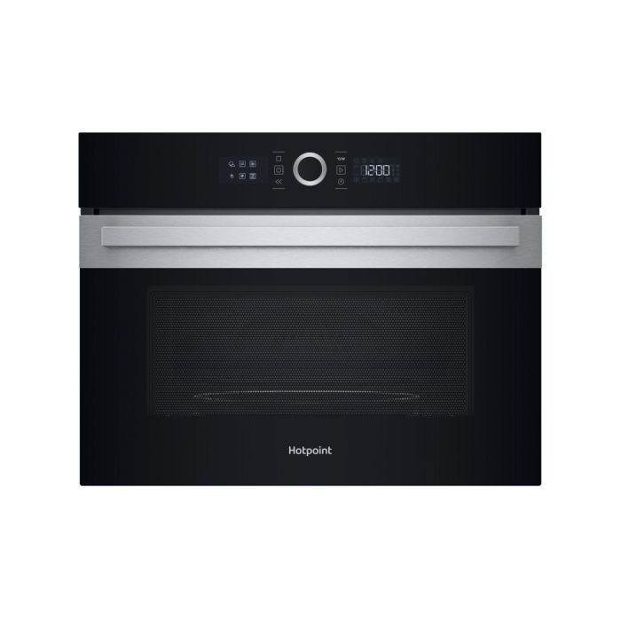 Hotpoint 40L Microwave with Grill Black & Steel | HMW57HMXUK