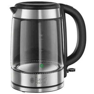 Russell Hobbs 1.7L Illuminating Glass Kettle - Silver | 21600-10