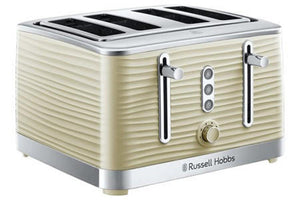 Russell Hobbs Inspire Cream 4 Slice Toaster | 24384