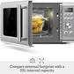 Sage The Compact Wave Soft Close Microwave | SMO650SIL4GEU1