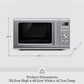 Sage The Compact Wave Soft Close Microwave | SMO650SIL4GEU1