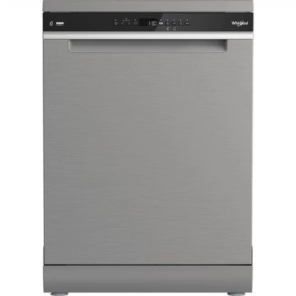 Whirlpool 60cm 15 Place Freestanding Stainless Steel Dishwasher | W8FHP51XUK