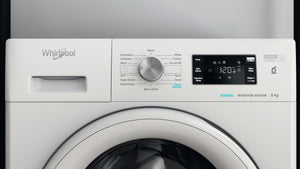 Whirlpool, 9kg, 1400 Spin, Washing Machine Freshcare+ | FFB9458WVUKN