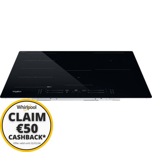 Whirlpool  77cm, Built-In Induction Hob, Black | WFS1577CPNE