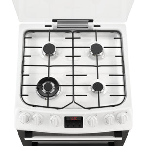 Zanussi 60cm Gas Cooker - White Natural Gas Only | ZCG63250W EX DISPLAY