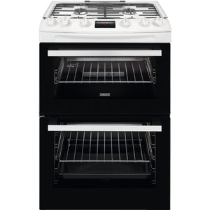 Zanussi 60cm Gas Cooker - White Natural Gas Only | ZCG63260WE