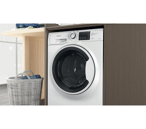 Hotpoint 8KG/6KG White Freestanding Washer Dryer | NDB8635WUK