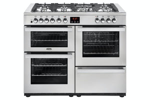 Belling Cookcentre 110cm Dual Fuel Range Cooker | 110DFTPROFSTA | Stainless Steel..*Lead Time Applys