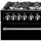 Belling 110DFTBLK, 110cm Cookcenter Dual Fuel Range Cooker, Black