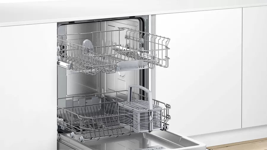 Bosch semi deals integrated dishwasher black