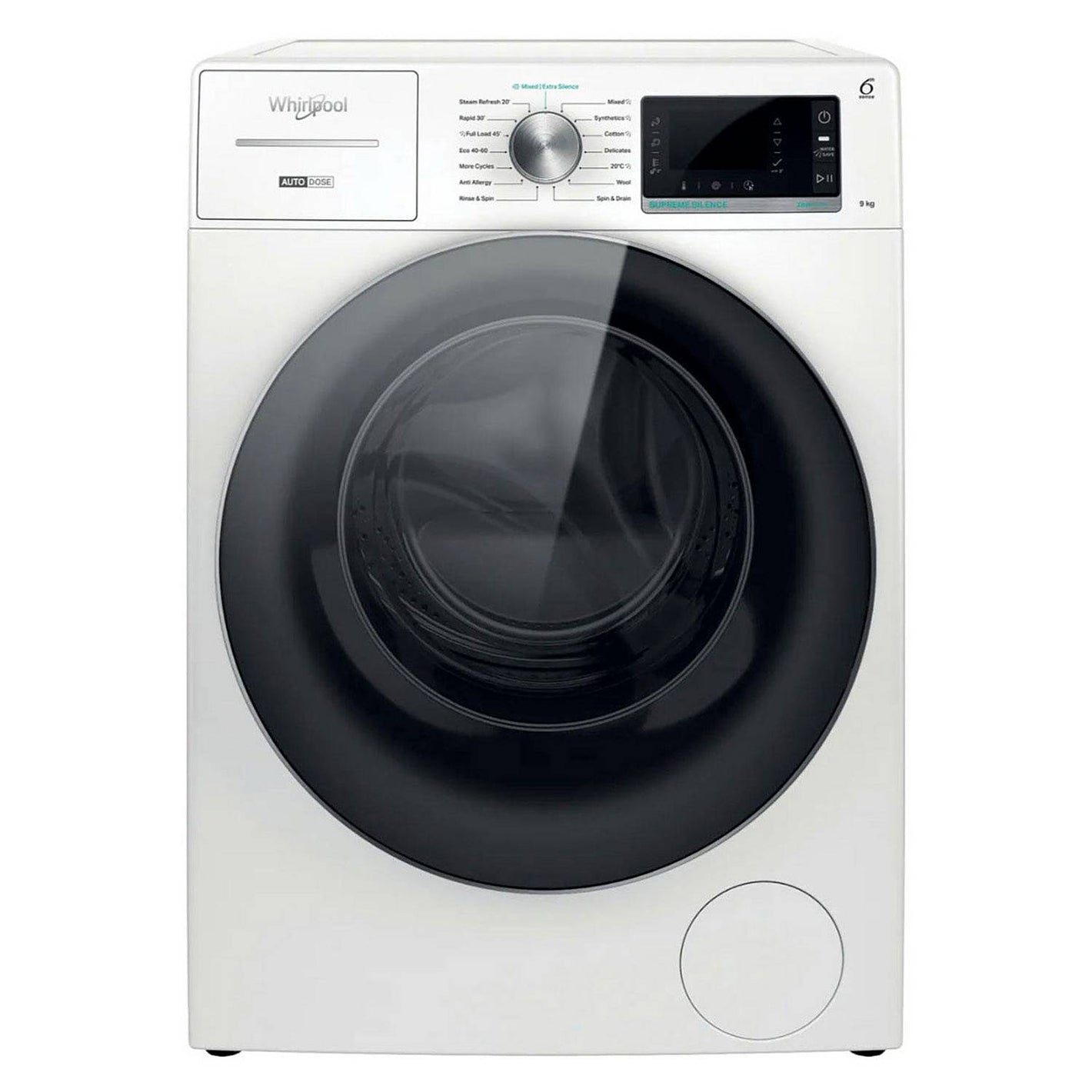 Whirlpool 10KG Freestanding Front Loading Washing Machine | W8W046WRUK