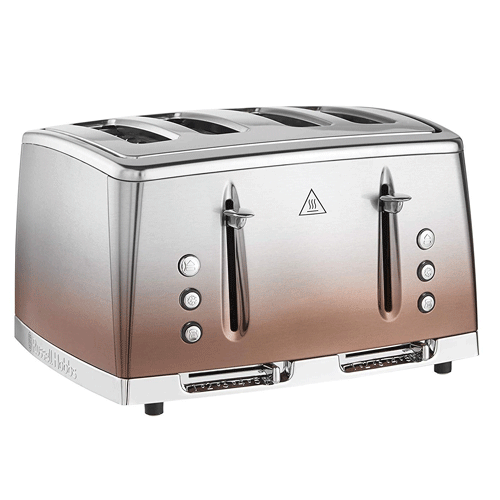 Russell Hobbs 25143 Eclipse 4 Slice Toaster - Copper Sunset