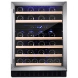 Amica AWC600SS 60cm Freestanding/Under Counter Wine Cooler Stainless Steel