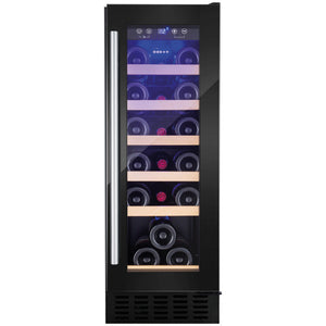 AMICA 30CM UNDERCOUNTER FREESTANDING WINE COOLER IN BLACK | AWC300BL