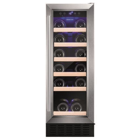Amica AWC300SS 30cm Freestanding Wine Cooler - Stainless Steel